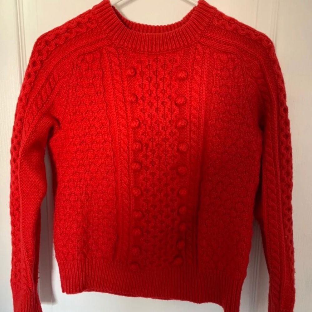 JCrew Women Red Sweater